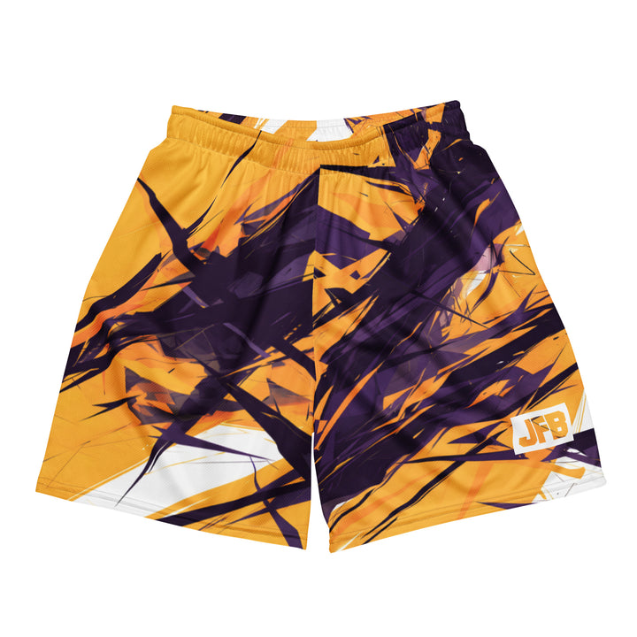 Shorts - Purple &amp; Yellow